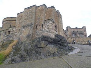 Edinburgh Castle on dolerite plug