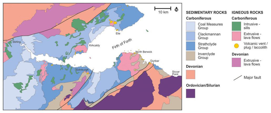 Edinburgh Regional Geology Map - Edinburgh Geological Society