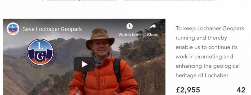Lochaber Geopark Crowd funder