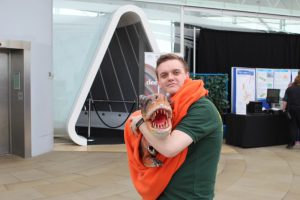 A big winner - the pet dinosaur