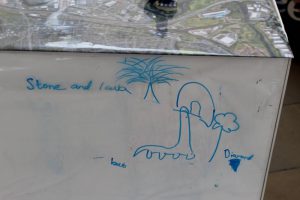 Stones, diamonds, and dinosaurs under Glasgow