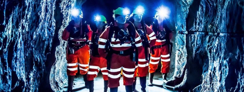 Dalradian workers in County Tyrone. Photograph: Amanda MacDonald/Dalradian/PA